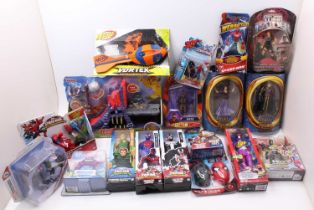 A collection of mixed Television & Film related modern issued action figures and toys, with examples