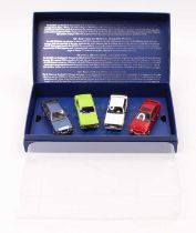 A Corgi Toys limited edition Ford Escort RS No. RS00001 four-piece boxed gift set, housed in the