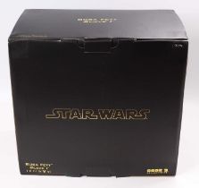 A Code 3 Collectibles limited edition scale model of Star Wars Boba Fett's Slave 1, supplied with