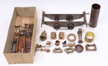 A collection of Titch 3.5" gauge live steam spare parts and components to construct a locomotive