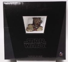 A Gentle Giant Ltd 1/6 scale De Luxe collectable bust of a Star Wars Tuscan Raider, limited