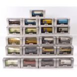 21 EFE OO scale Truck and Lorry diecasts including an AEC Flatbed Lorry in Blue Circle livery, an