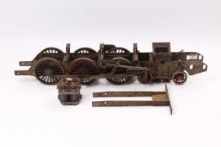 A part built 3.5" gauge 4-6-0 part complete live steam locomotive, model requires finishing and is