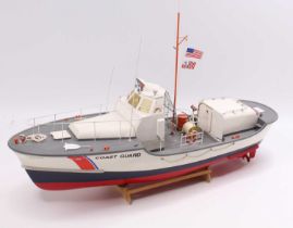 Billings Boats Kit Built 1/40th scale radio controlled model of a US Coast Guard Boat, of usual