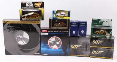 Corgi Classics modern issue James Bond 007 diecasts and collectors sets, including No. 96655 Aston