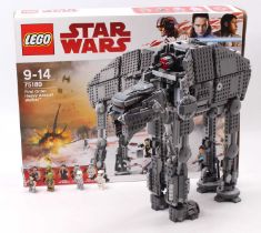 A Lego Disney No. 75189 Star Wars First Order Heavy Assault Walker, constructed example, supplied
