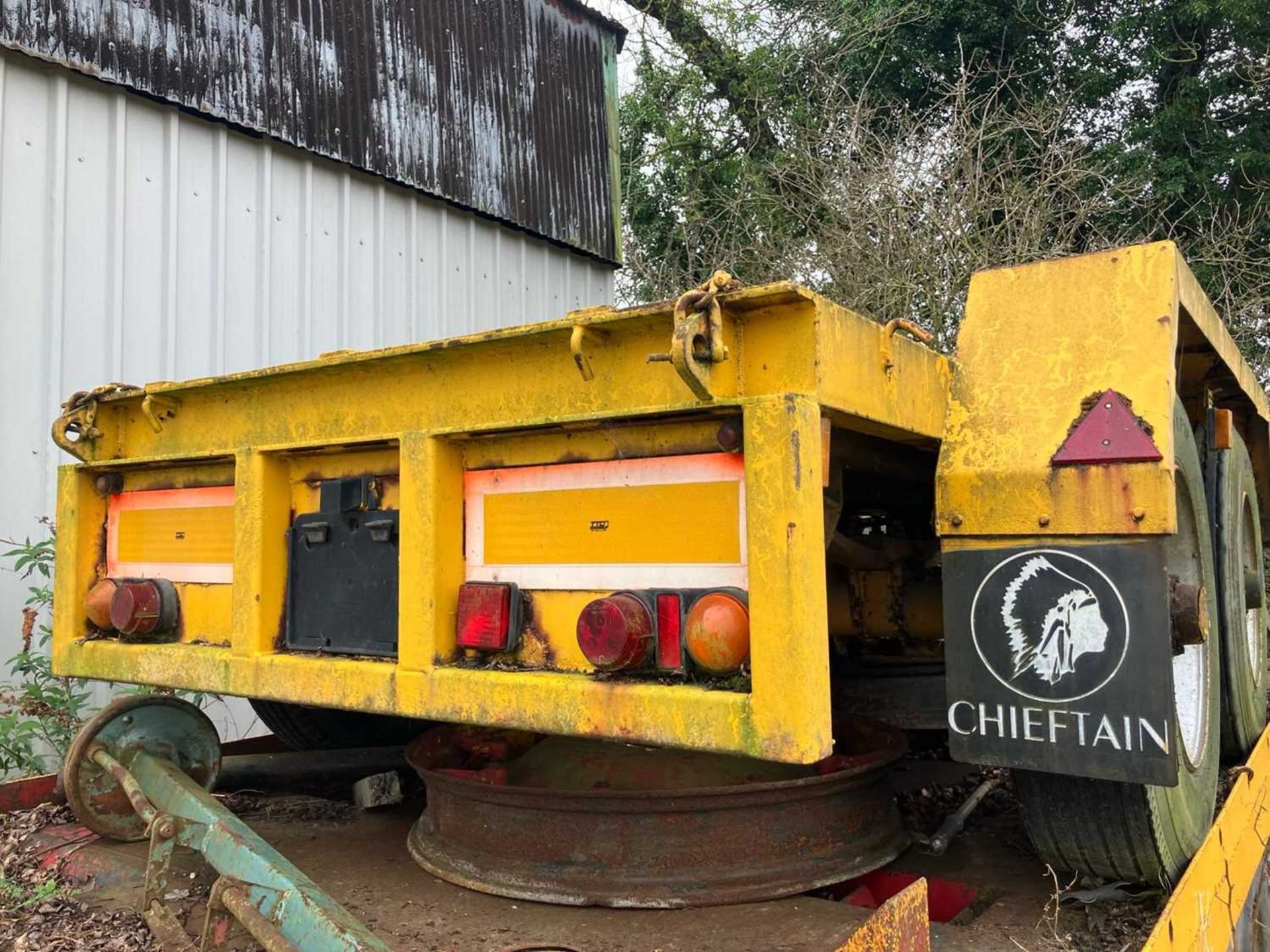 Chieftain Single Skip Trailer, little use, new from 2004 (Located in Ingham) (VAT) - Image 2 of 9