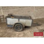 Small Car Trailer (Located in Ousden) (NO VAT)