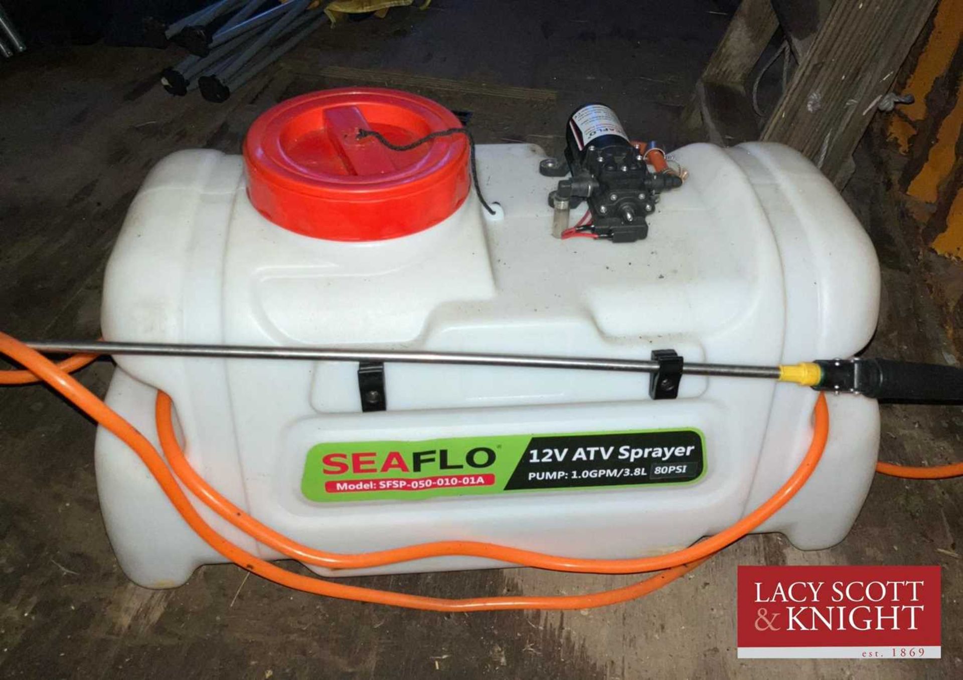 Seaflo 12V ATV Quad Bike Sprayer (Only used once) (Located in Brandon) (NO VAT)