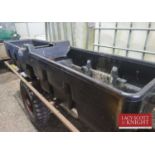 Large Black water drinker with float valve (Located in Euston, Thetford) (VAT)