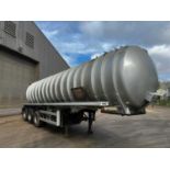 33,000 litre Crossland weight Vacuum Tanker (Year 2014). With a Jurop Vacuum pump with Perkins power