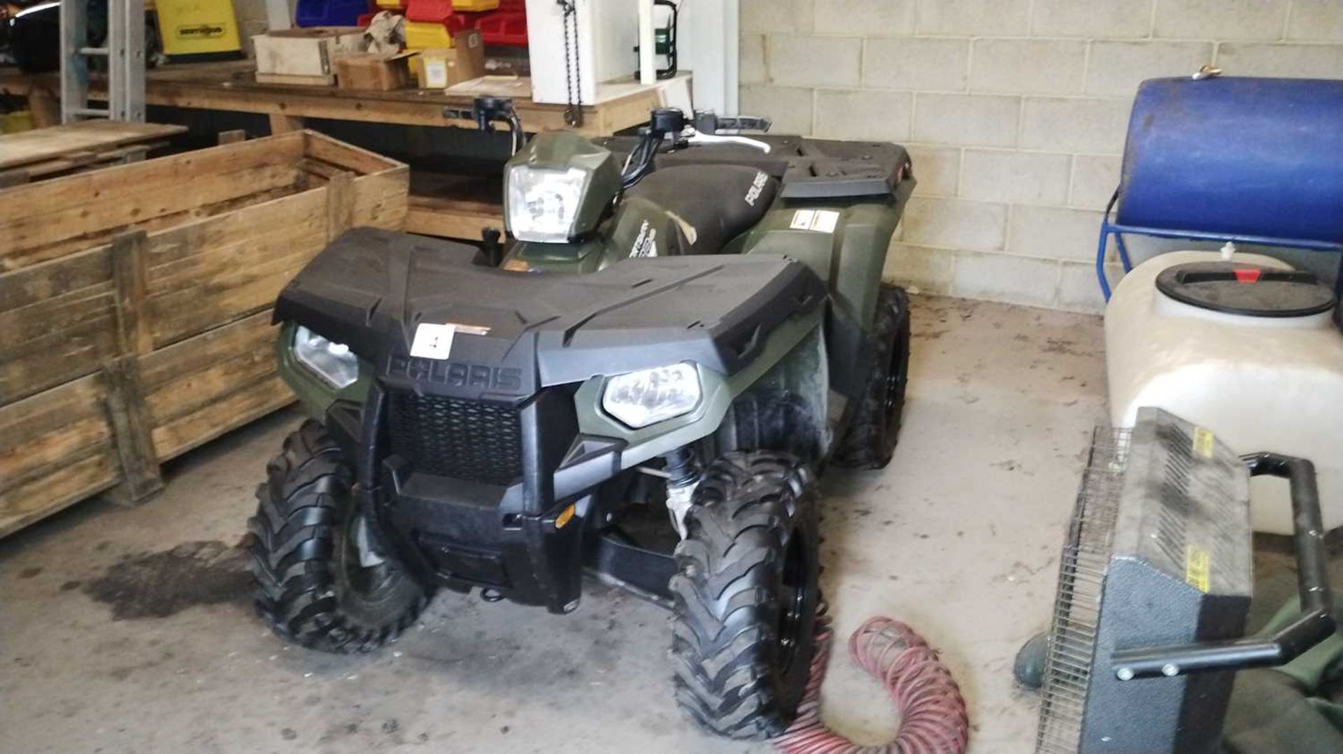 Polaris Sportsman 400 HO Quad. 2013. Road Registered. Starts, runs and drives, petrol run. ( - Image 8 of 9