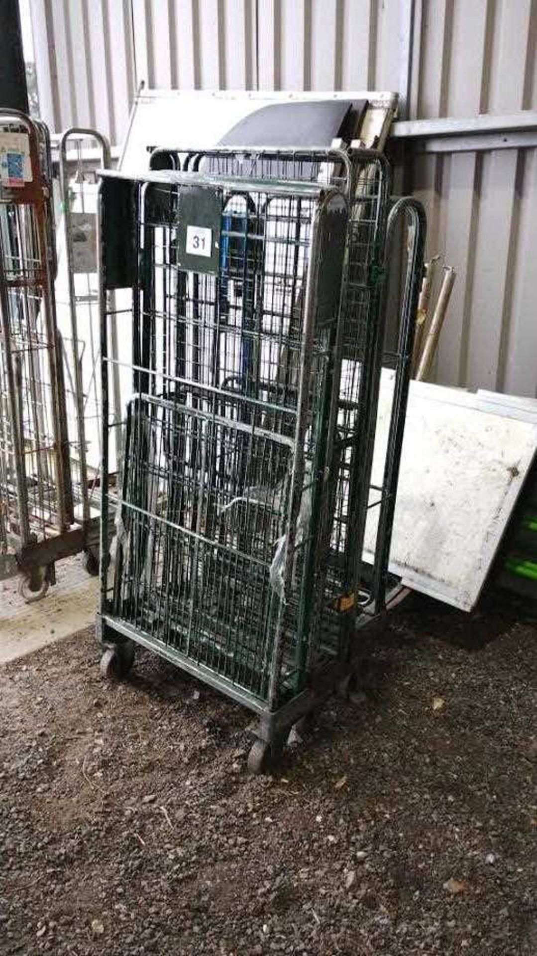 3 x Cage Trolleys. Cages fold up to allow trolleys to store together. (Located in Euston, - Image 2 of 4
