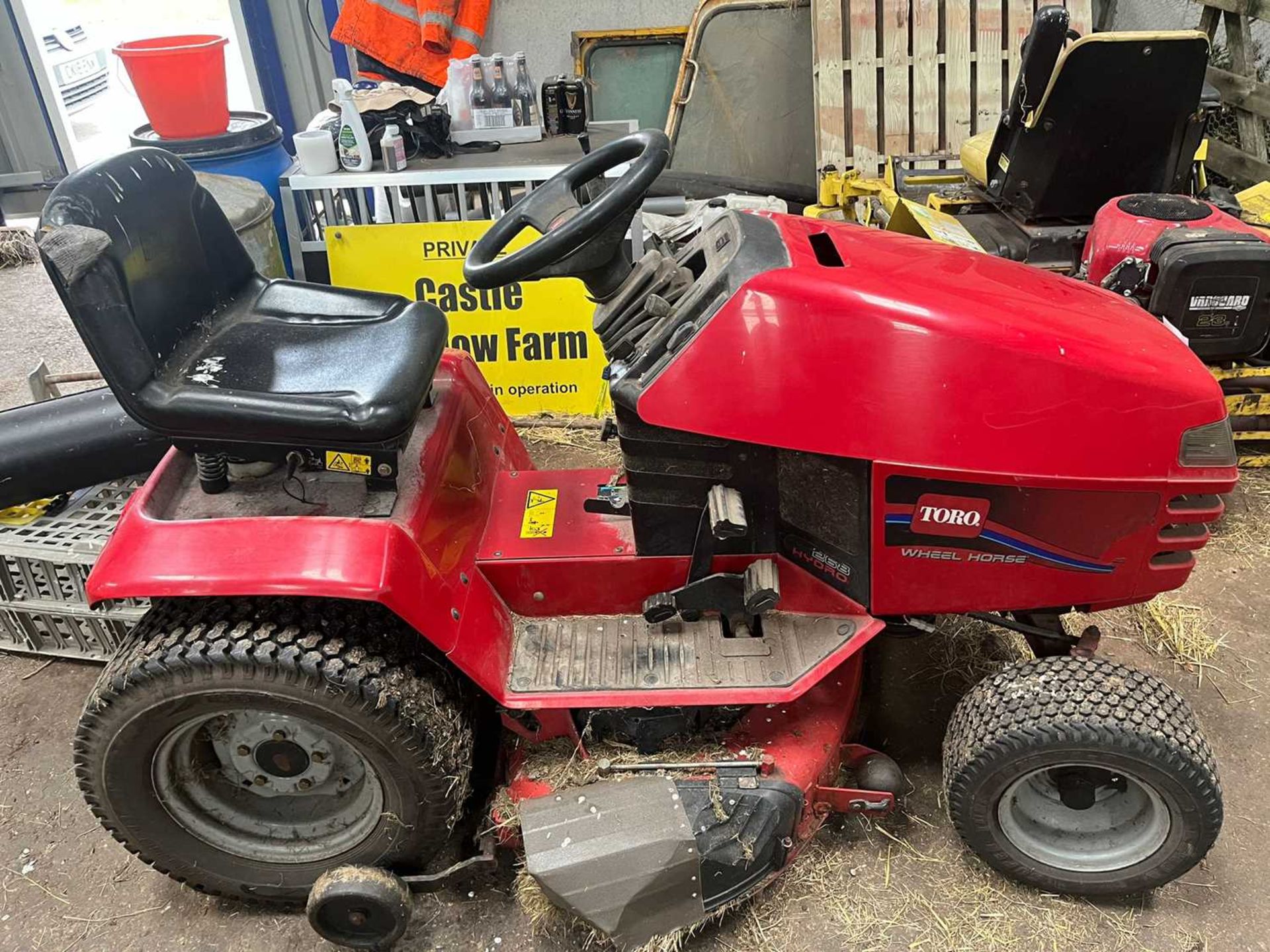 Toro Wheel Horse Mower (low hours) runs and cuts well, mulcher deck (No VAT) (Located in Brandon) ( - Image 12 of 12