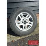 L/R Freeland STD4 Spare Wheel with Tyre (215 / 75R16 M+S 107H Continental 4 x 4 Contact Tyre) (