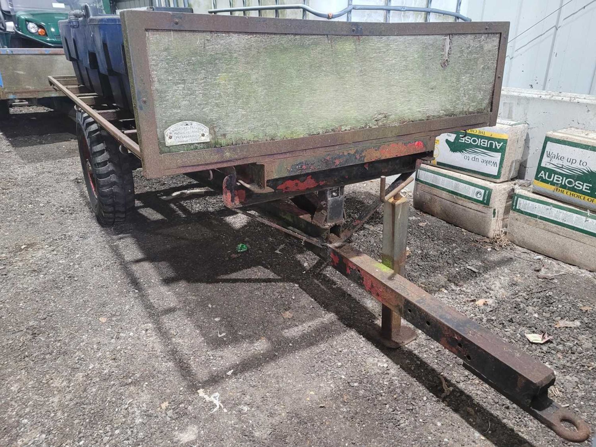 W.Wheatley Tipping Trailer. Rolling chassis. Tipping components have been removed and bed welded - Bild 2 aus 14
