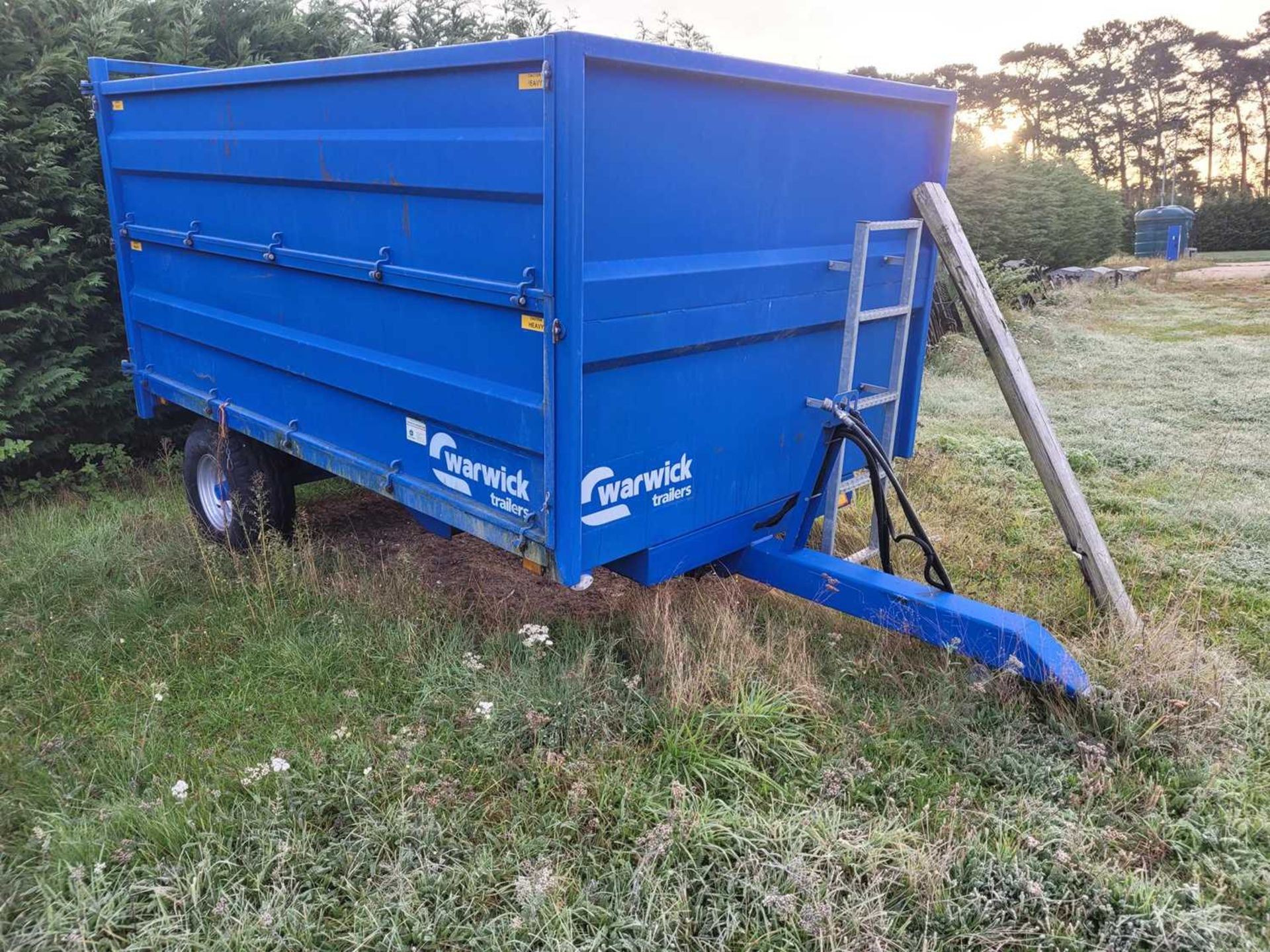 6t Warwick tipping trailer, manufactured in 2017, single drop side with twin barn style rear - Bild 5 aus 8