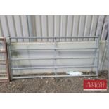 8ft metal gate (Located in Euston, Thetford) (VAT)