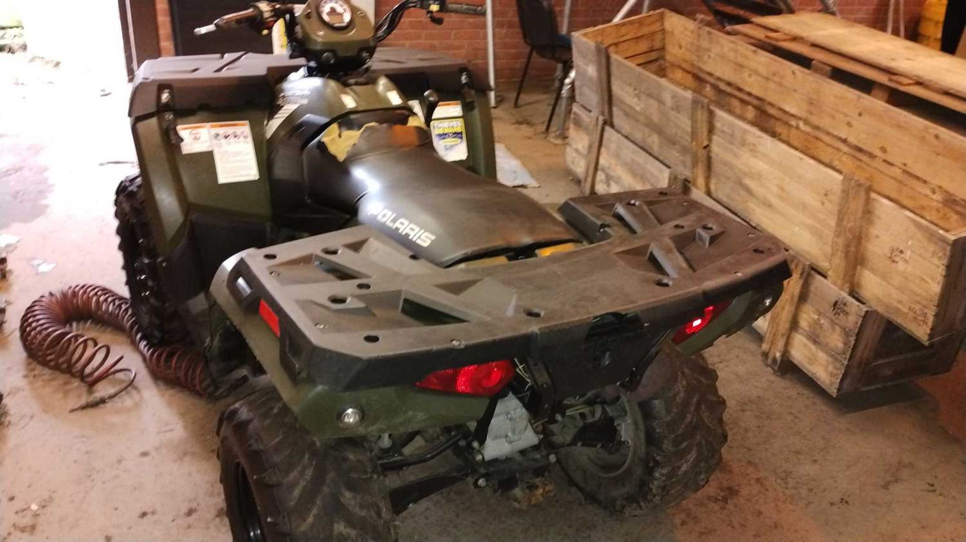 Polaris Sportsman 400 HO Quad. 2013. Road Registered. Starts, runs and drives, petrol run. ( - Image 9 of 9