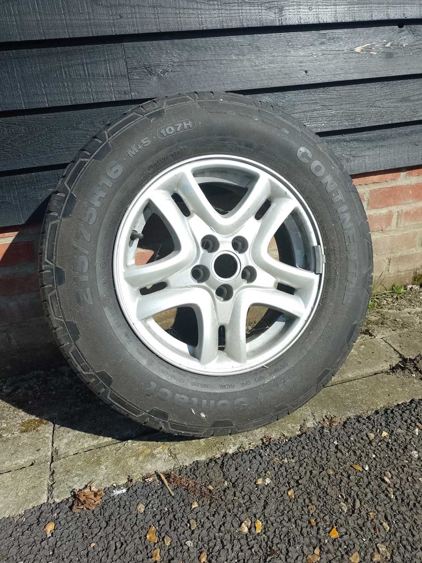 L/R Freeland STD4 Spare Wheel with Tyre (215 / 75R16 M+S 107H Continental 4 x 4 Contact Tyre) ( - Image 2 of 2