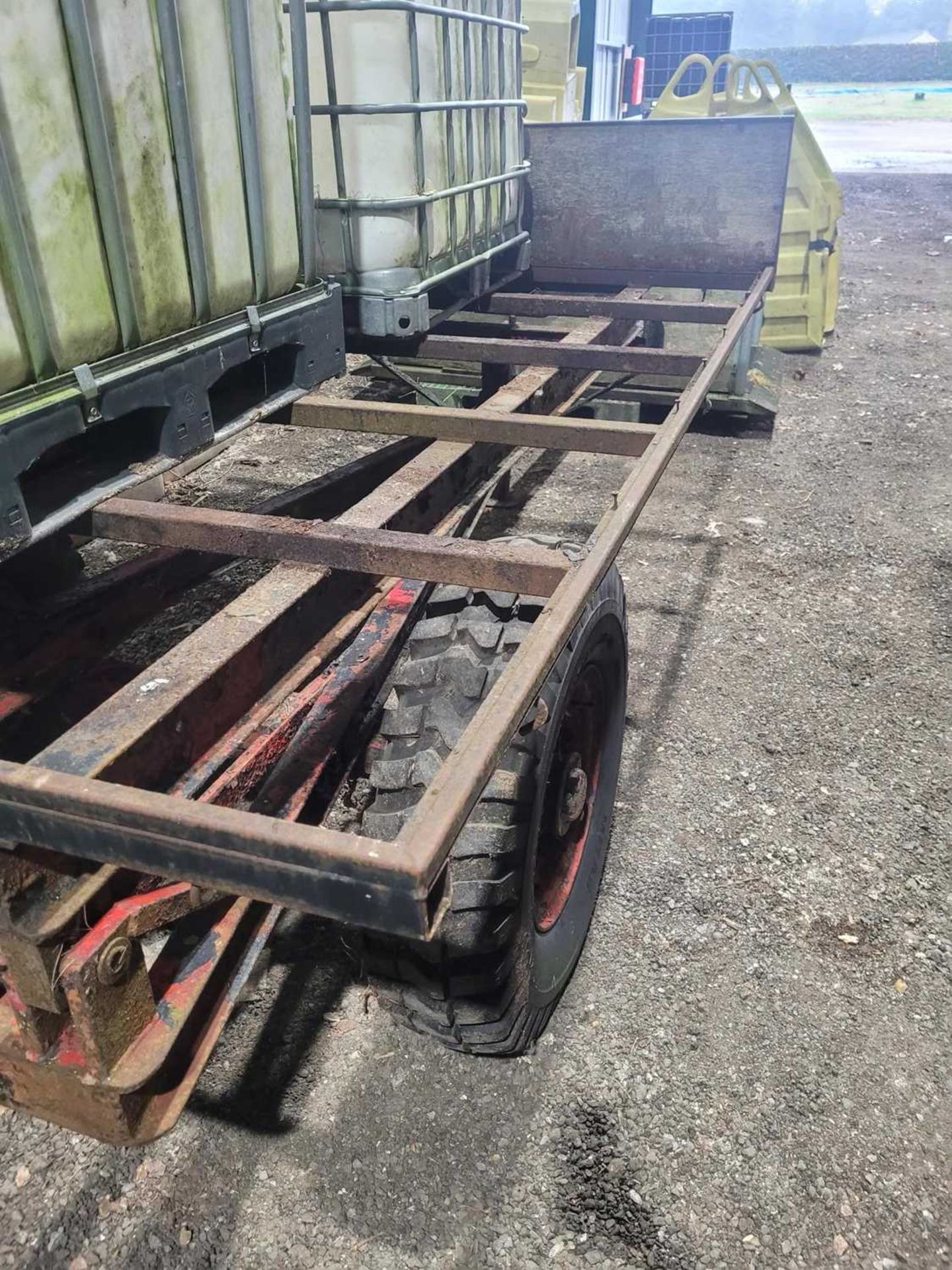 W.Wheatley Tipping Trailer. Rolling chassis. Tipping components have been removed and bed welded - Image 3 of 14