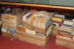 Eight boxes of vintage books