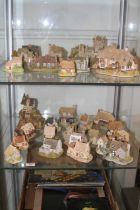 A collection of Lilliput Lane resin model cottages A few marks and chips