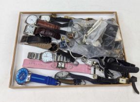 Assorted costume jewellery to include a quantity of fashion watches, cufflinks, bracelet etc