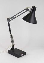 *An angle poise style desk lamp, height fully extended 72cm