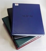 Philately interest, GB Royal mail mint presentation packs housed in four albums to include London