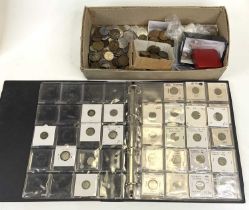 A collection of mixed world coinage