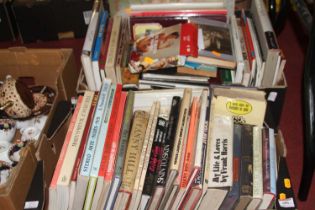 Two boxes of books mainly relating to erotic art Lot weight 55kg.