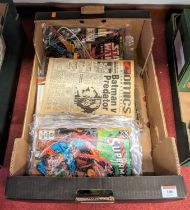 A collection of comics to include DC Batman, Star Wars Weekly, DC World's Finest, and DC Superman