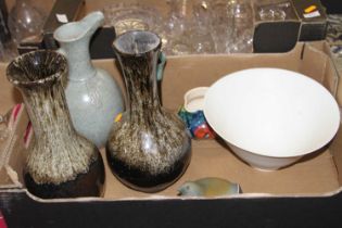 A collection of 20th century studio pottery