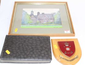 A collection of items relating to King Edward VI Grammar School in Bury St Edmunds, to include a