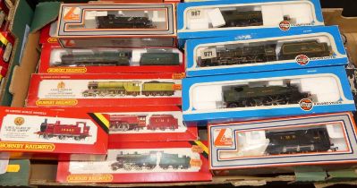 Ten 00 gauge Hornby and Airfix Models to include LMS Coronation, Duchess of Sutherland, LNER class