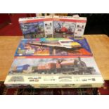 Four 00 gauge Hornby Railways electric train sets, to include Intercity 225, Caledonian Local