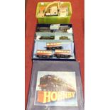 A collection of 0 and 00 gauge related accessories, to include Hornby passenger train set 50153, and