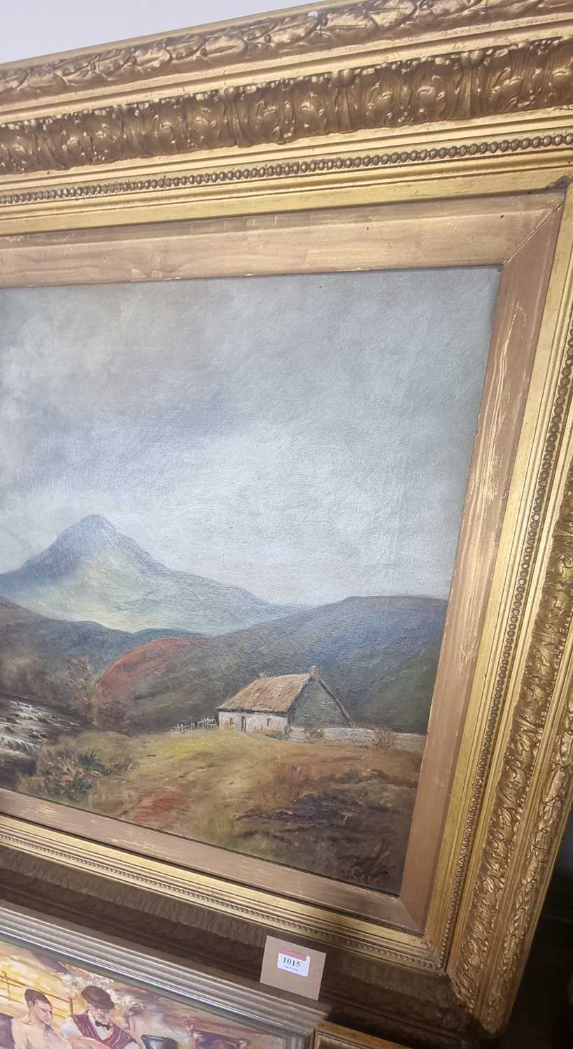 L Y Carr - North Country landscape with mountain and river, oil on canvas, signed lower right, 60 - Image 2 of 11