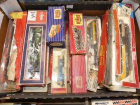 Various 00 and N gauge models to include Lima 537 loco and tender, Hornby Railways diesel locomotive