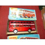 Three boxed double decker buses MF185