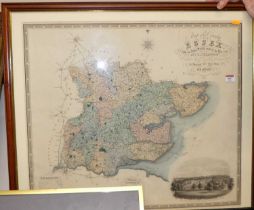 C&I Greenwood - Map of the County of Essex, from an Actual Survey Made in the year 1824, colour