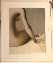 G Rohner - Female nude, lithograph, signed and numbered in pencil lower left, 178/180, 64x49cm