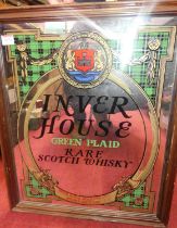 Five various whisky related advertising wall mirrors to include Inver House, Dewar's, Black &