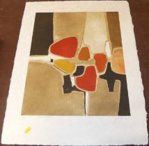 Bernard Munch - Chemin de Provence, lithograph on wove paper, with studio signed, titled, and