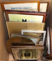 Five boxes of assorted whisky related effects to include trays, printed coat hangers, various