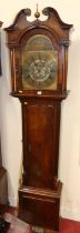 Robert Gibson of Whitehaven - an early 19th century mahogany 30-hour long case clock, having later