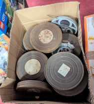 A collection of vintage film reels from 1920's & 30's onwards. (Qty)