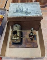 A Mersey Model Co. model steam engine, boxed