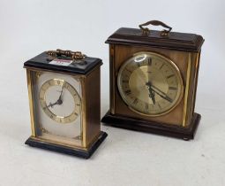 Two vintage Metamec mantel clocks, the largest h.19cm